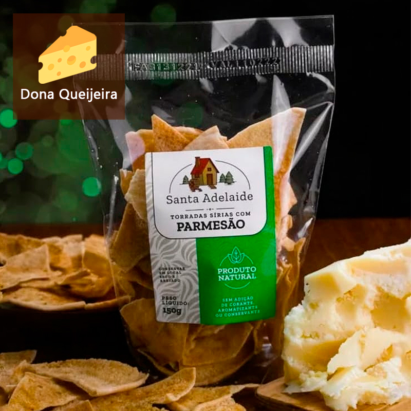 Torradas Artesanais Sabores: Natural ou Parmesão